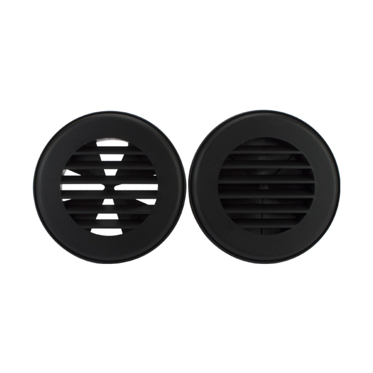 B&B Molders 4" Thermovent with Damper, Black : BBT-713-015-00008