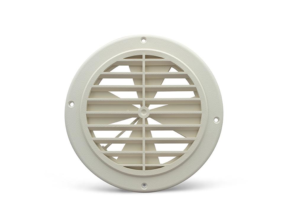 B&B Molders Ceiling Grill, with Damper, White : BBT-722-016-00007