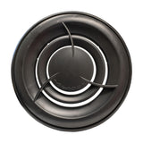 B&B Molders Keystone Style Ceiling Vent Grill w/ Diffuser, Black : BBT-722-016-00040