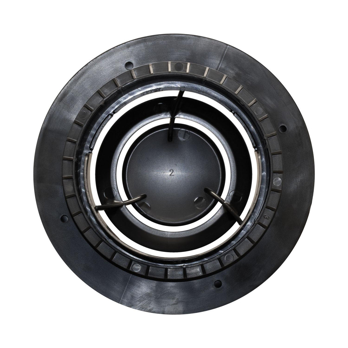 B&B Molders Keystone Style Ceiling Vent Grill w/ Diffuser, Black : BBT-722-016-00040