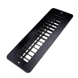 B&B Molders Floor Register, 2" x10", No Damper, Black : BBT-722-017-00001
