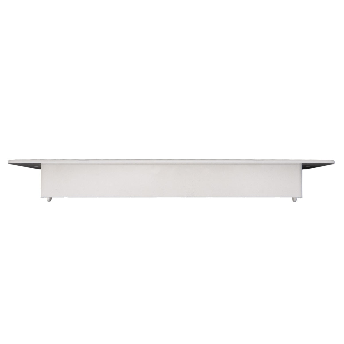 B&B Molders Floor Register, 2" x10", No Damper, Polar White : BBT-722-017-00002