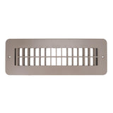 B&B Molders Floor Register, 2" x 10", No Damper, Tan : BBT-722-017-00003