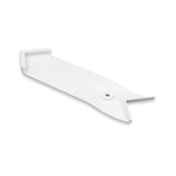 B&B Molders 4" Straight Corner Slide-Out Extrusion Cover, Polar White : BBT-722-022-00026