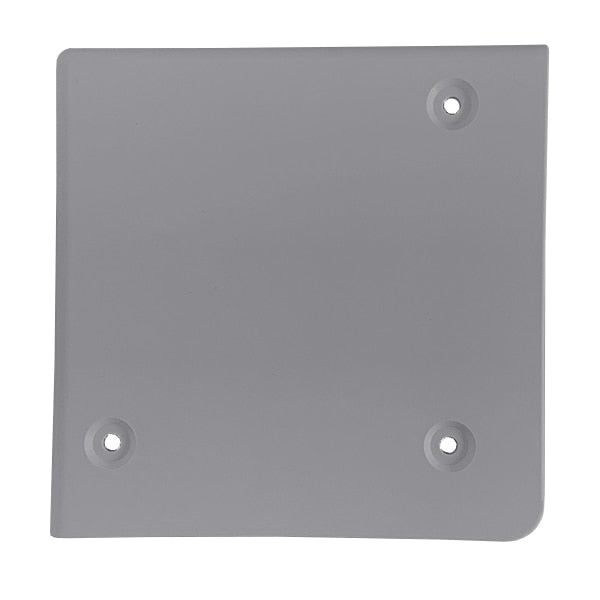 B&B Molders 5-1/8" Square Slide-Out Extrusion Cover, Gray : BBT-722-022-00058