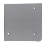 B&B Molders 5-1/8" Square Slide-Out Extrusion Cover, Gray : BBT-722-022-00058