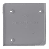 B&B Molders 5-1/8" Square Slide-Out Extrusion Cover, Gray : BBT-722-022-00058