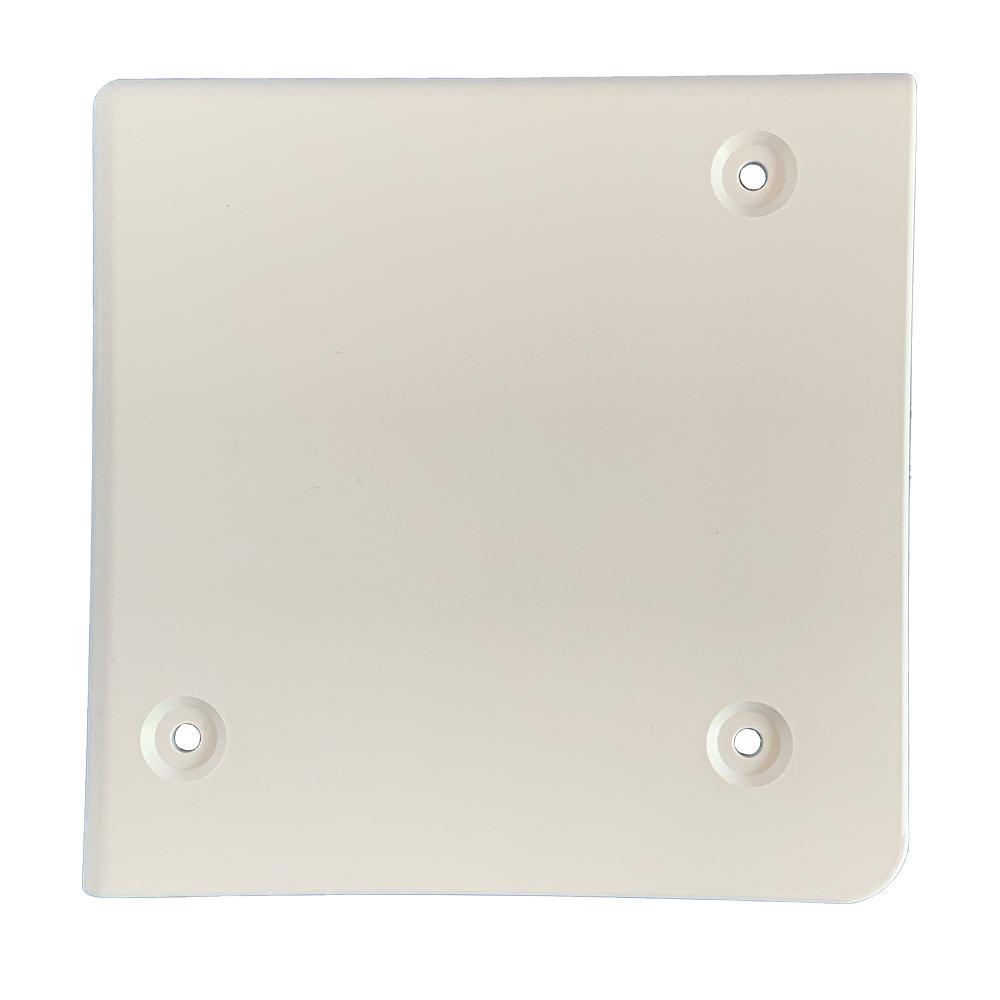 B&B Molders 5-1/8" Square Slide-Out Extrusion Cover, White : BBT-722-022-00060
