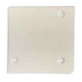B&B Molders 5-1/8" Square Slide-Out Extrusion Cover, White : BBT-722-022-00060
