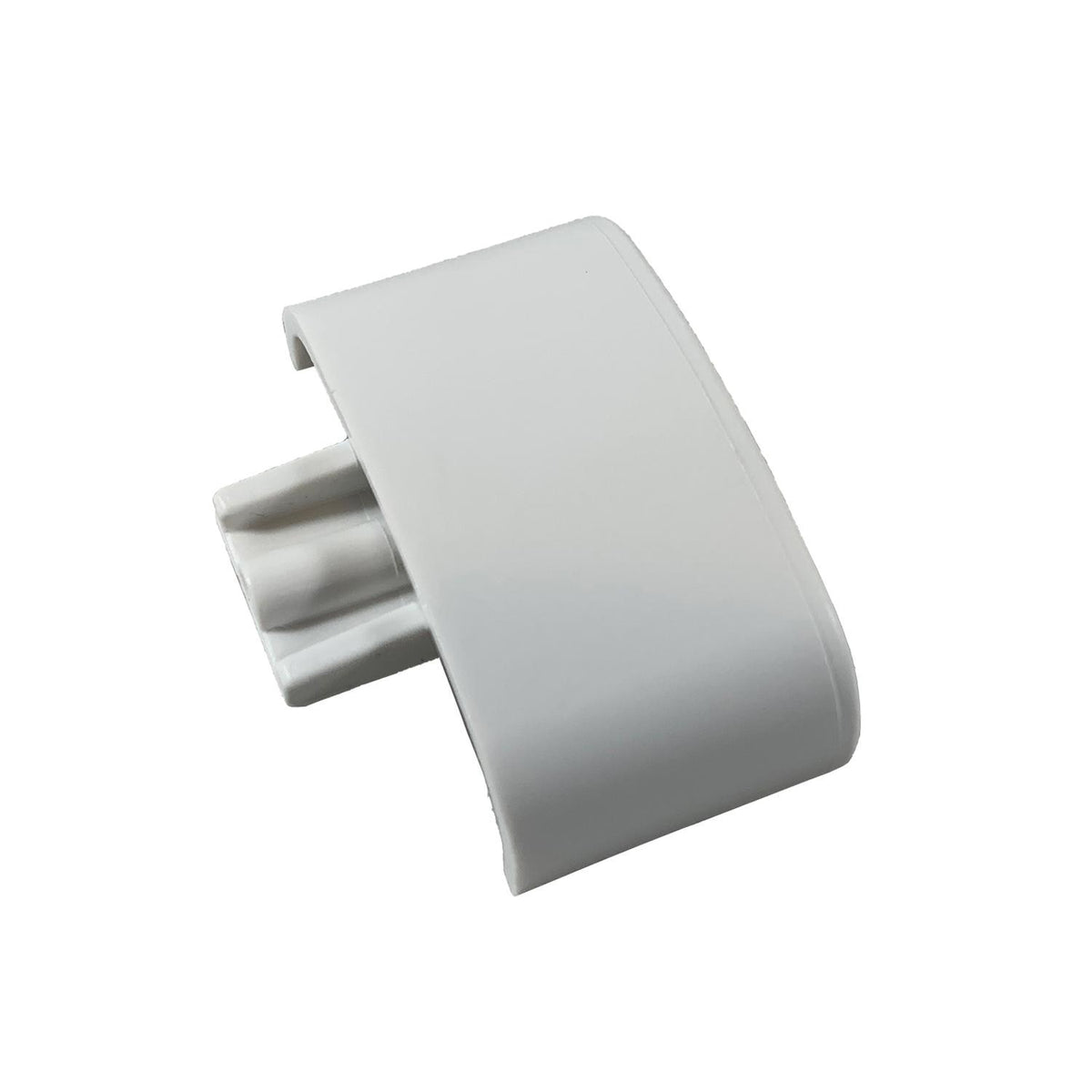 B&B Molders 1-1/2" Extrusion End Cap, White : BBT-722-023-00022