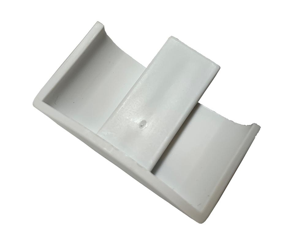 B&B Molders 1-1/2" Extrusion End Cap, White : BBT-722-023-00022