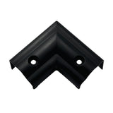 B&B Molders RV Top Rear Corner Cap, Black : BBT-722-023-00029