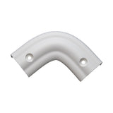 B&B Molders Radius Top Rear Corner Extrusion Cover, Polar White : BBT-722-023-00050