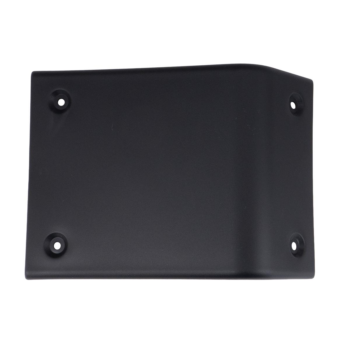 B&B Molders 4-3/4" Radius Bottom Extrusion Cover, Black : BBT-722-023-00051