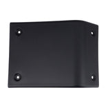 B&B Molders 4-3/4" Radius Bottom Extrusion Cover, Black : BBT-722-023-00051