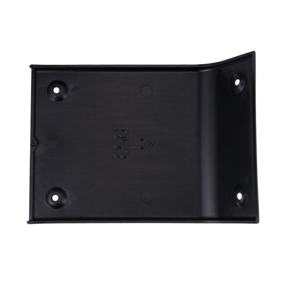 B&B Molders 4-3/4" Radius Bottom Extrusion Cover, Black : BBT-722-023-00051