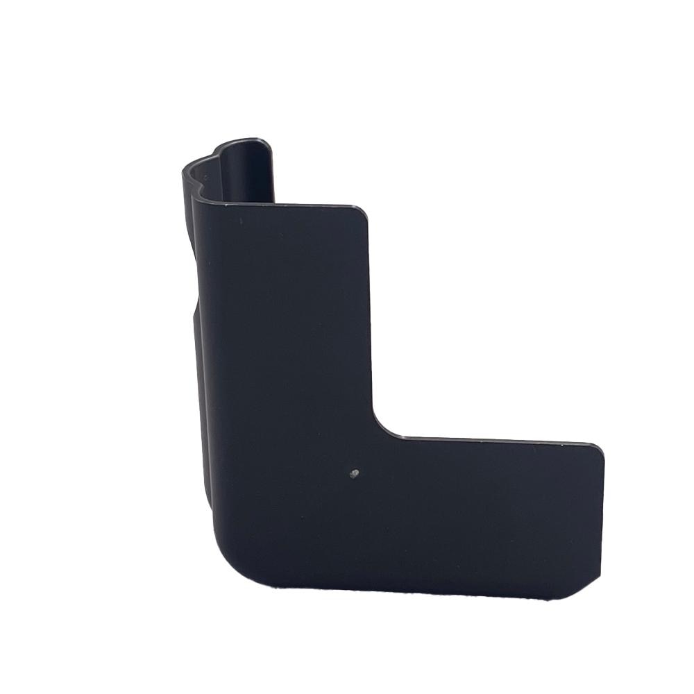 B&B Molders Top Rear Left Corner Cap, 90 Degree, Black : BBT-722-023-00060