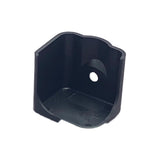 B&B Molders Bottom Left Extrusion End Cap, Black : BBT-722-023-00065