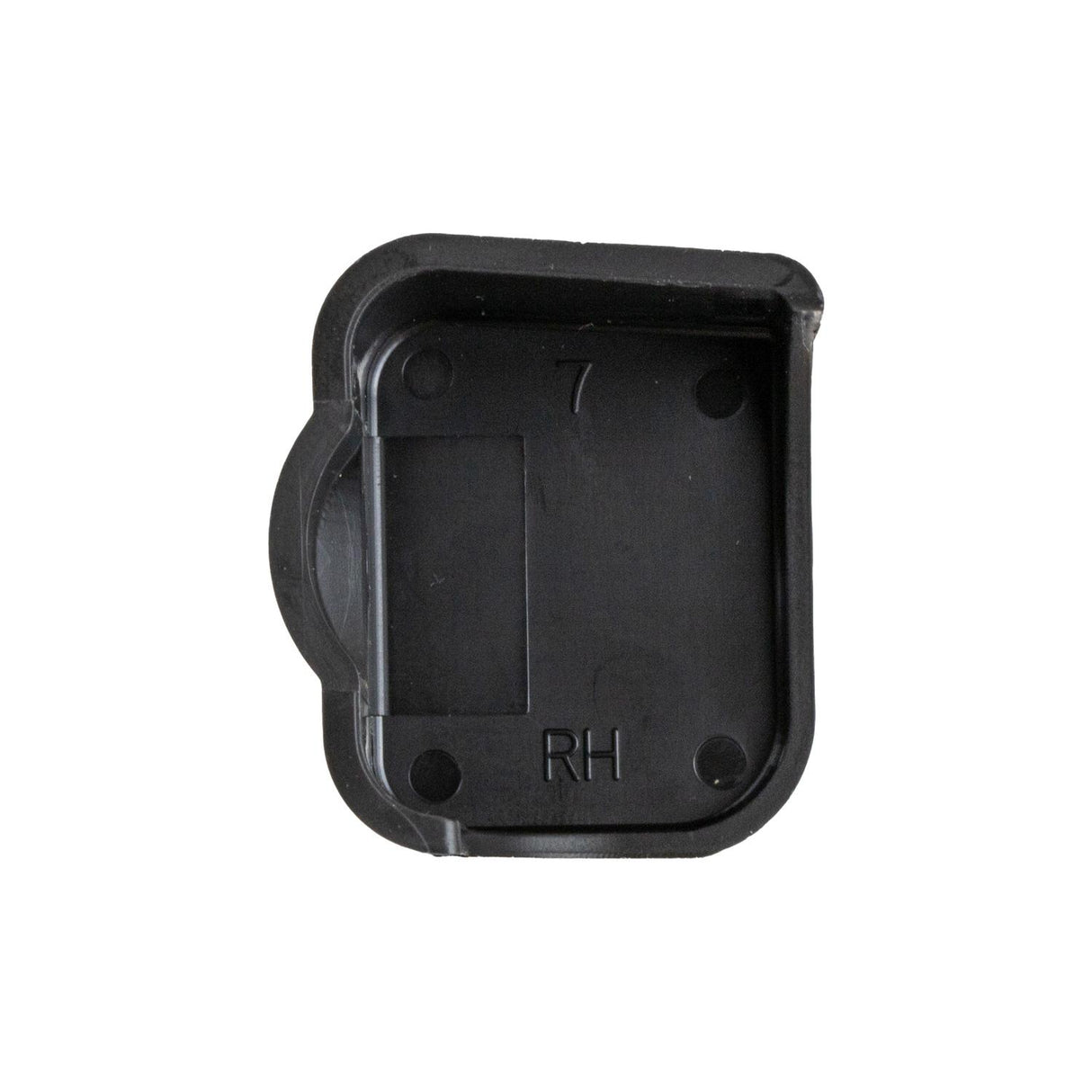 B&B Molders Bottom Right Extrusion End Cap, Black : BBT-722-023-00066