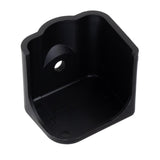 B&B Molders Bottom Right Extrusion End Cap, Black : BBT-722-023-00066