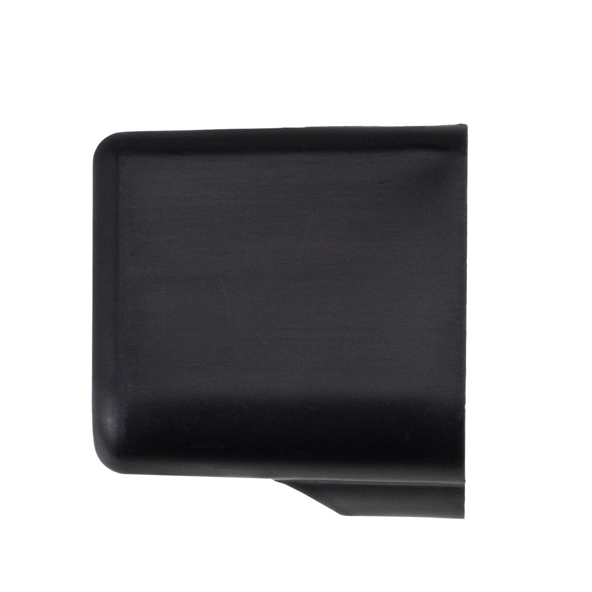 B&B Molders Bottom Right Extrusion End Cap, Black : BBT-722-023-00066