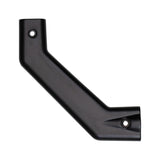B&B Molders Large Bottom Left Corner Angled Extrusion Cover, Black : BBT-722-023-00072