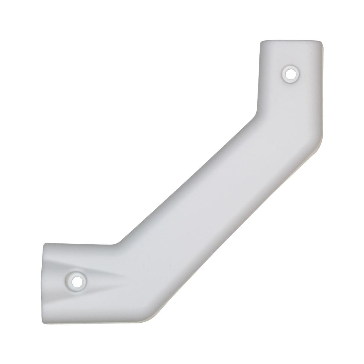B&B Molders Bottom Right Corner Angled Extrusion Cover, White : BBT-722-023-00075
