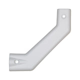 B&B Molders Bottom Right Corner Angled Extrusion Cover, White : BBT-722-023-00075