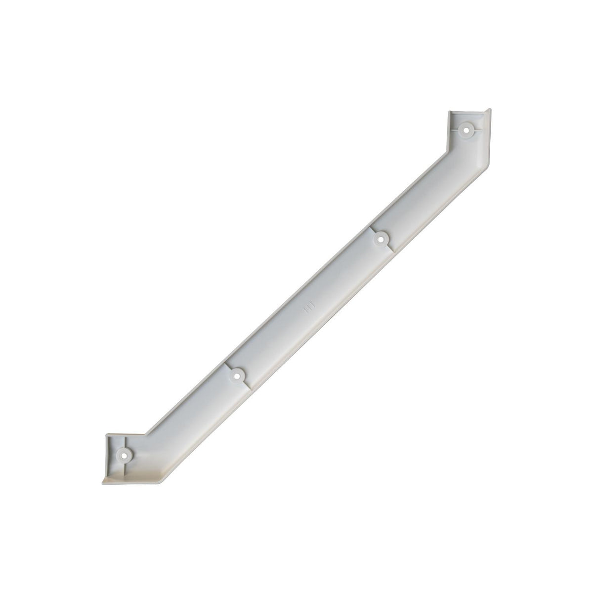 B&B Molders 14" Gooseneck Trim Cover, Left Side, White : BBT-722-023-00083