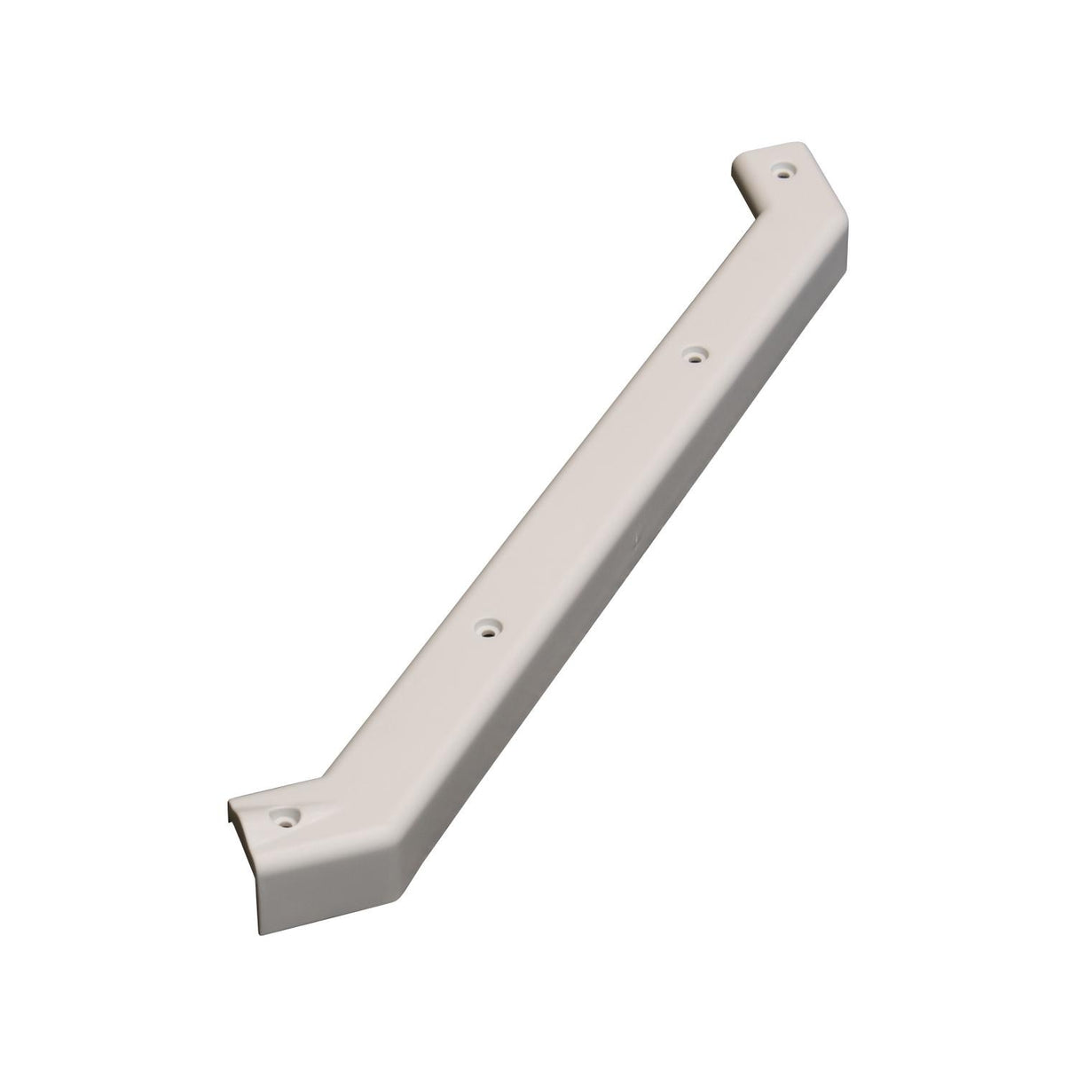 B&B Molders 14" Gooseneck Trim Cover, Right Side, White : BBT-722-023-00084