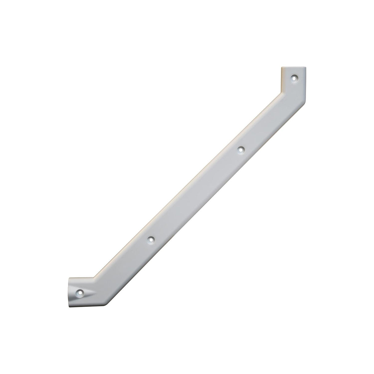 B&B Molders 14" Gooseneck Trim Cover, Right Side, White : BBT-722-023-00084