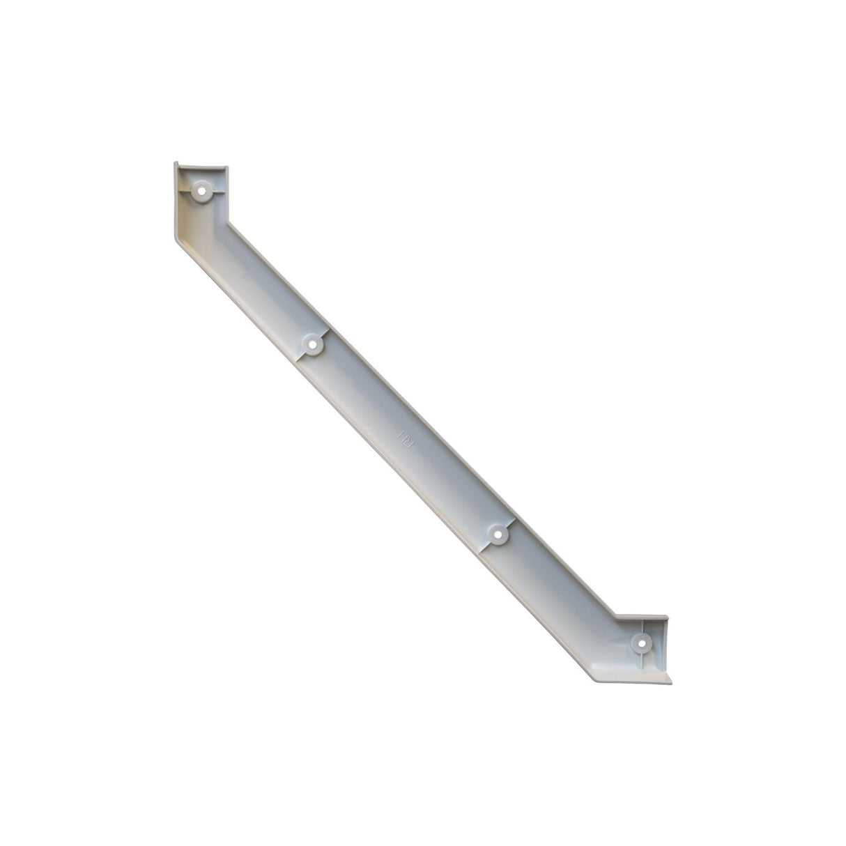 B&B Molders 14" Gooseneck Trim Cover, Right Side, White : BBT-722-023-00084