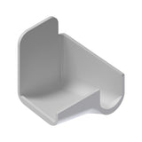 B&B Molders Short Right Rain Gutter Spout, Polar White : BBT-722-024-00005