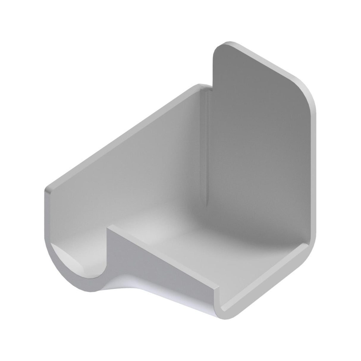 B&B Molders Short Left Rain Gutter Spout, Polar White : BBT-722-024-00006