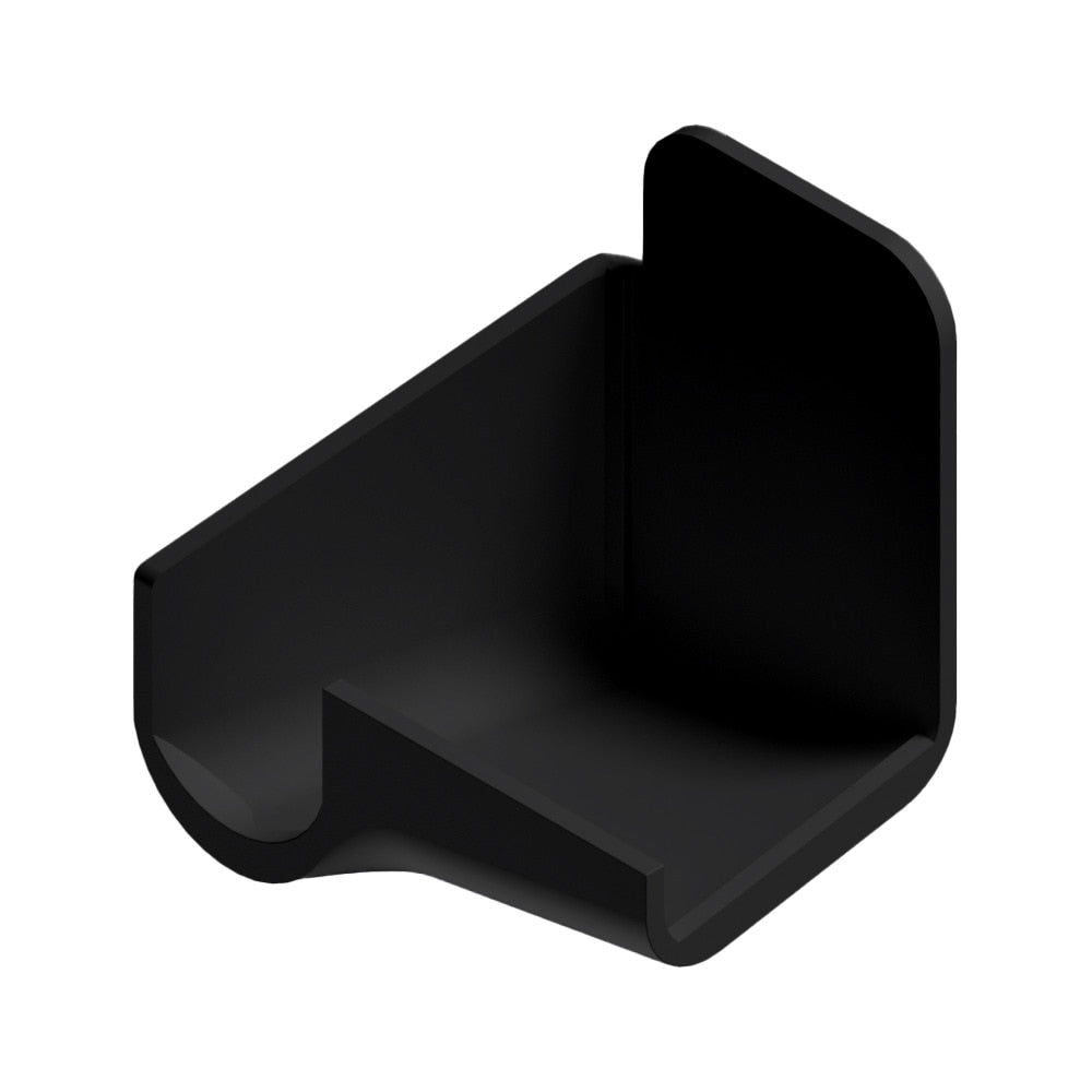B&B Molders Short Left Rain Gutter Spout, Black : BBT-722-024-00010