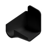 B&B Molders Short Left Rain Gutter Spout, Black : BBT-722-024-00010