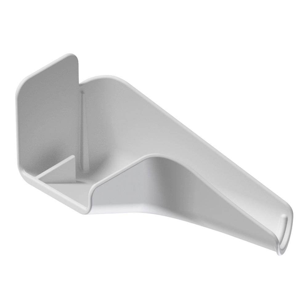 B&B Molders Medium Right Rain Gutter Spout, Polar White : BBT-722-024-00029