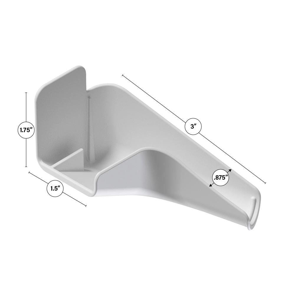 B&B Molders Medium Right Rain Gutter Spout, Polar White : BBT-722-024-00029