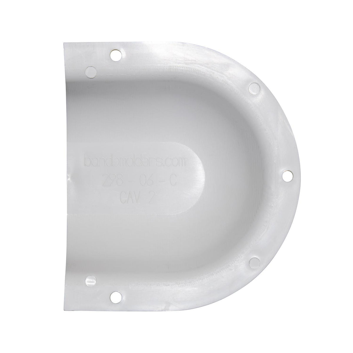 B&B Molders RV Large Horse Shoe Vent, Polar White : BBT-722-031-00012