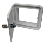 B&B Molders Multi-Purpose Backless Hatch with G391 Lock, Polar White : BBT-723-003-00014