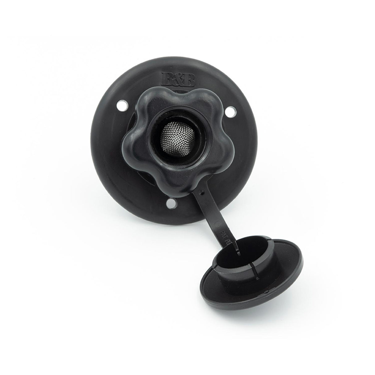 B&B Molders City Water Fill with Plastic Check Valve, Black : BBT-723-005-00013