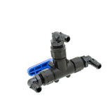 Dual Diverter Valve with PEX Fittings for Nautilus Panel : BBT-723-008-00036