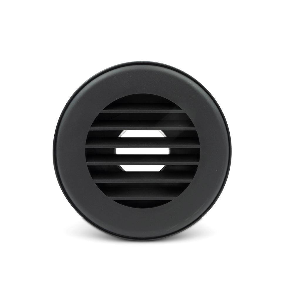 B&B Molders ThermoVent with 2" Connection, No Damper, Black : BBT-723-015-00001