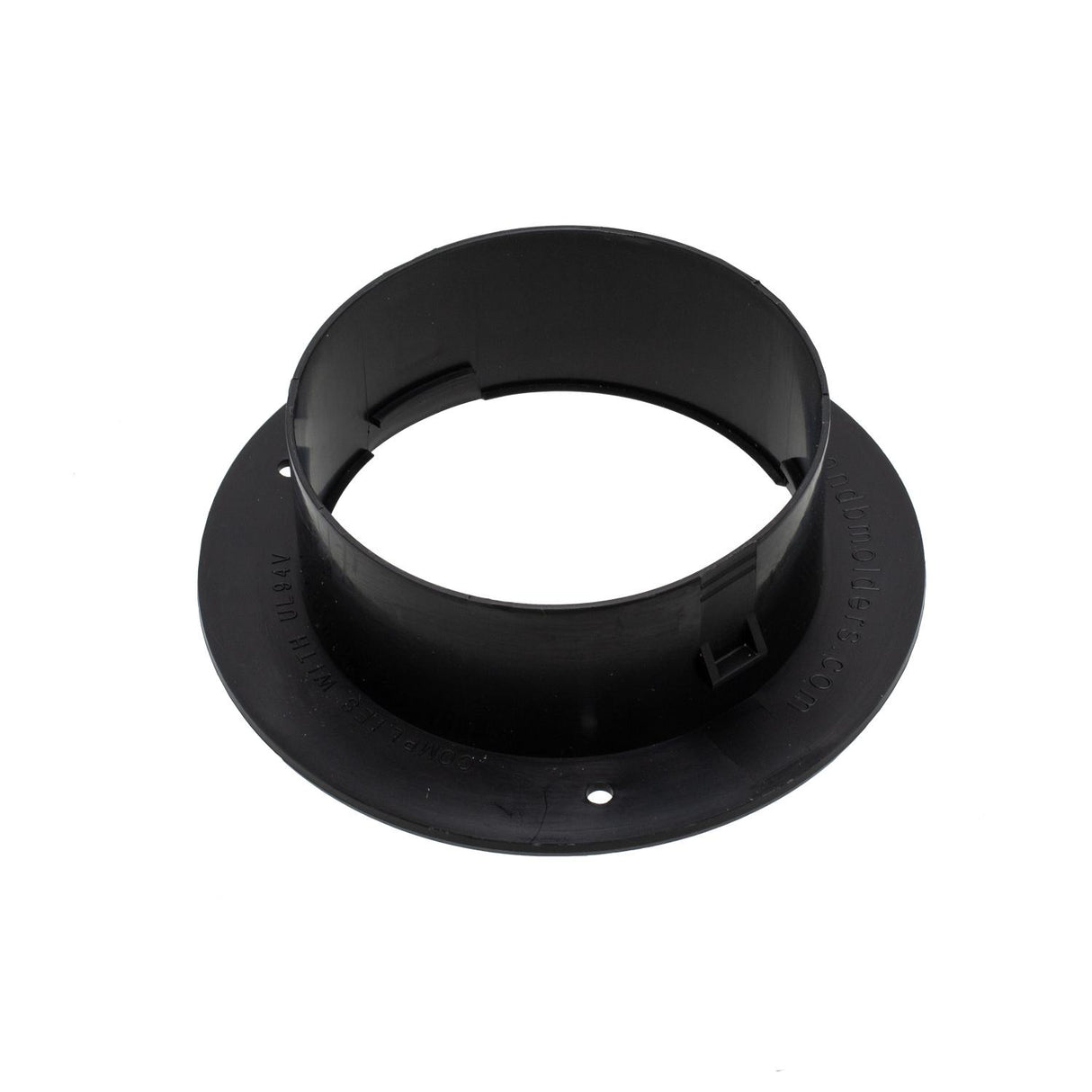 B&B Molders ThermoVent with 4" Connection, Black : BBT-723-015-00006