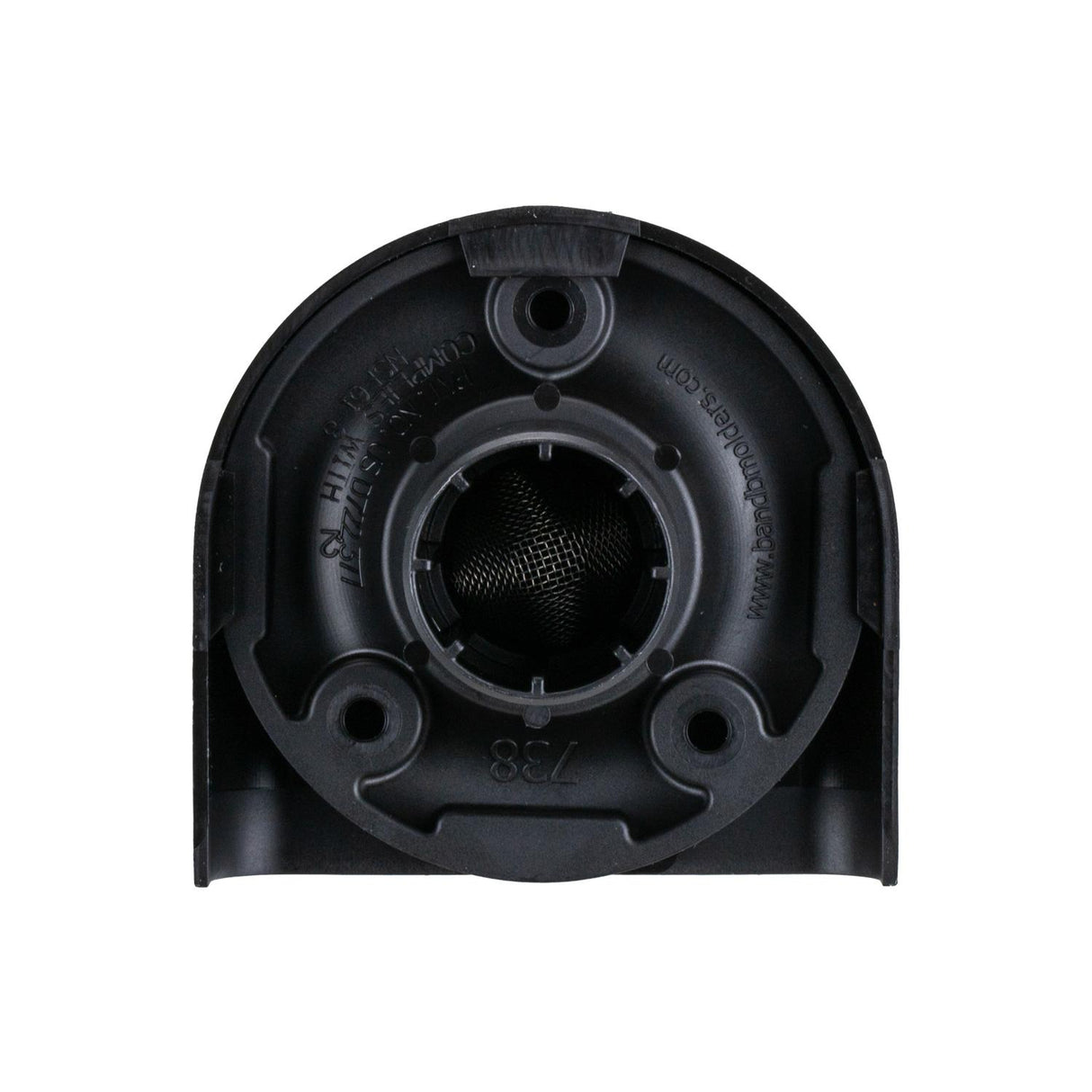 B&B Molders RV Power/Horseshoe Vent, Black : BBT-723-031-00002