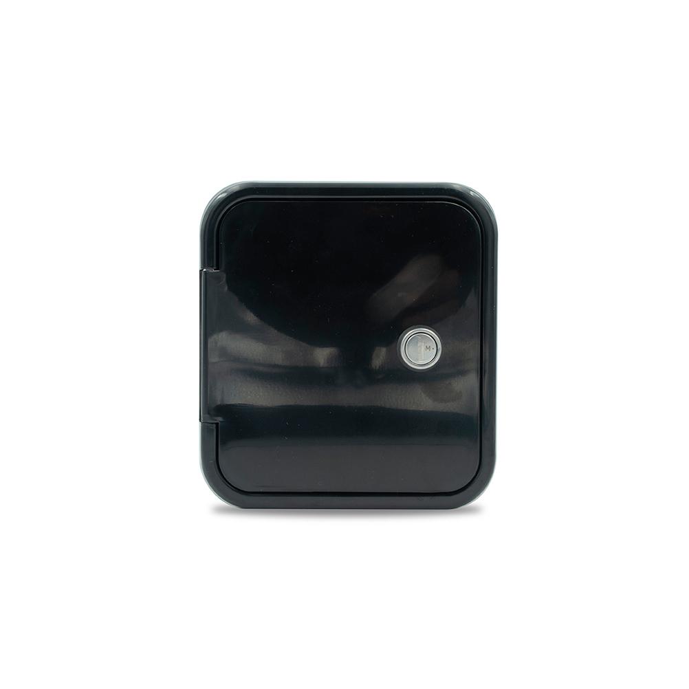 B&B Molders Gravity Water Hatch, Key Lock, Black : BBT-723-037-00055