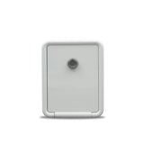 B&B Molders Gravity Water Hatch with Key Lock, Polar White : BBT-723-037-00067