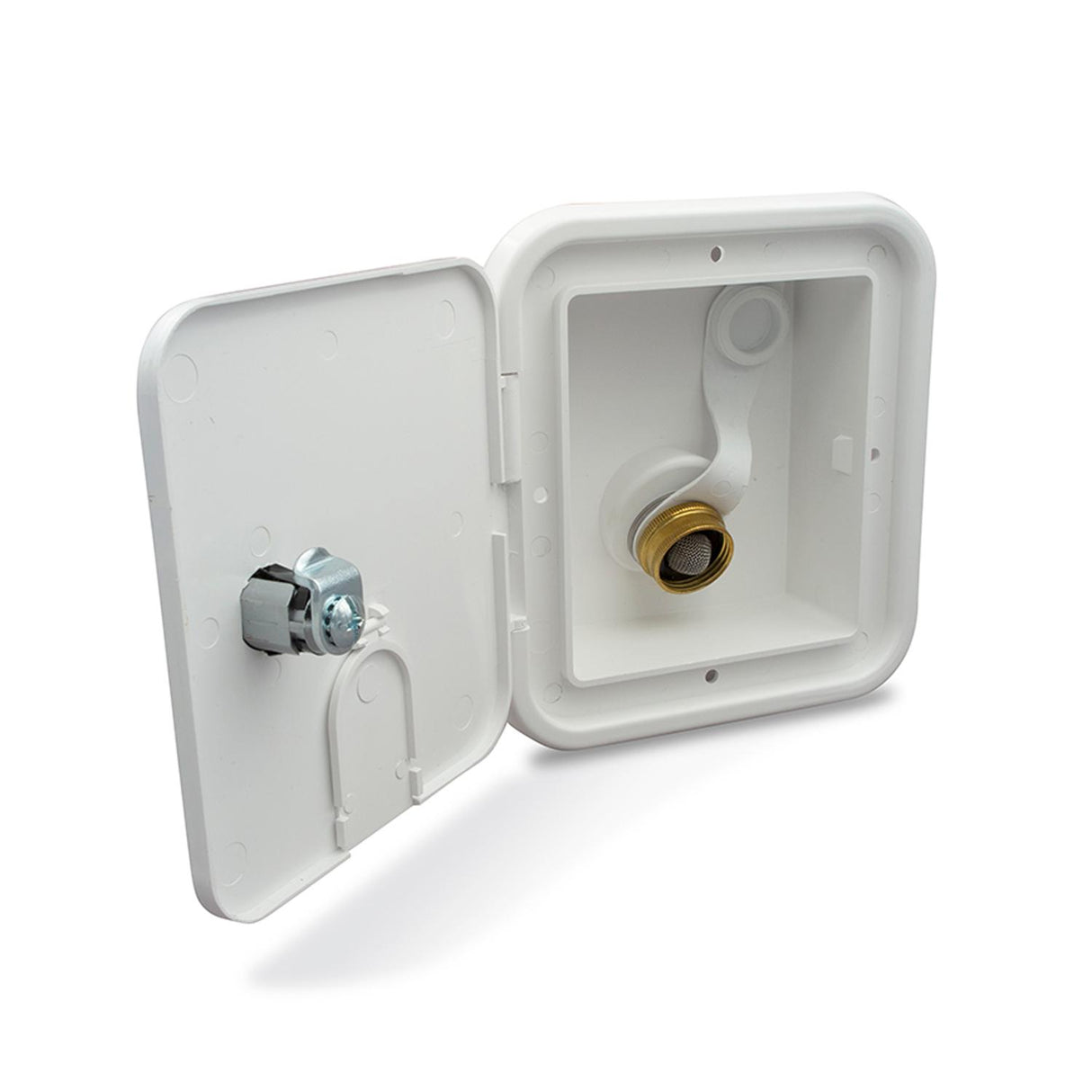 B&B Molders City Water Hatch, Brass Check Valve, Polar White : BBT-723-037-00069