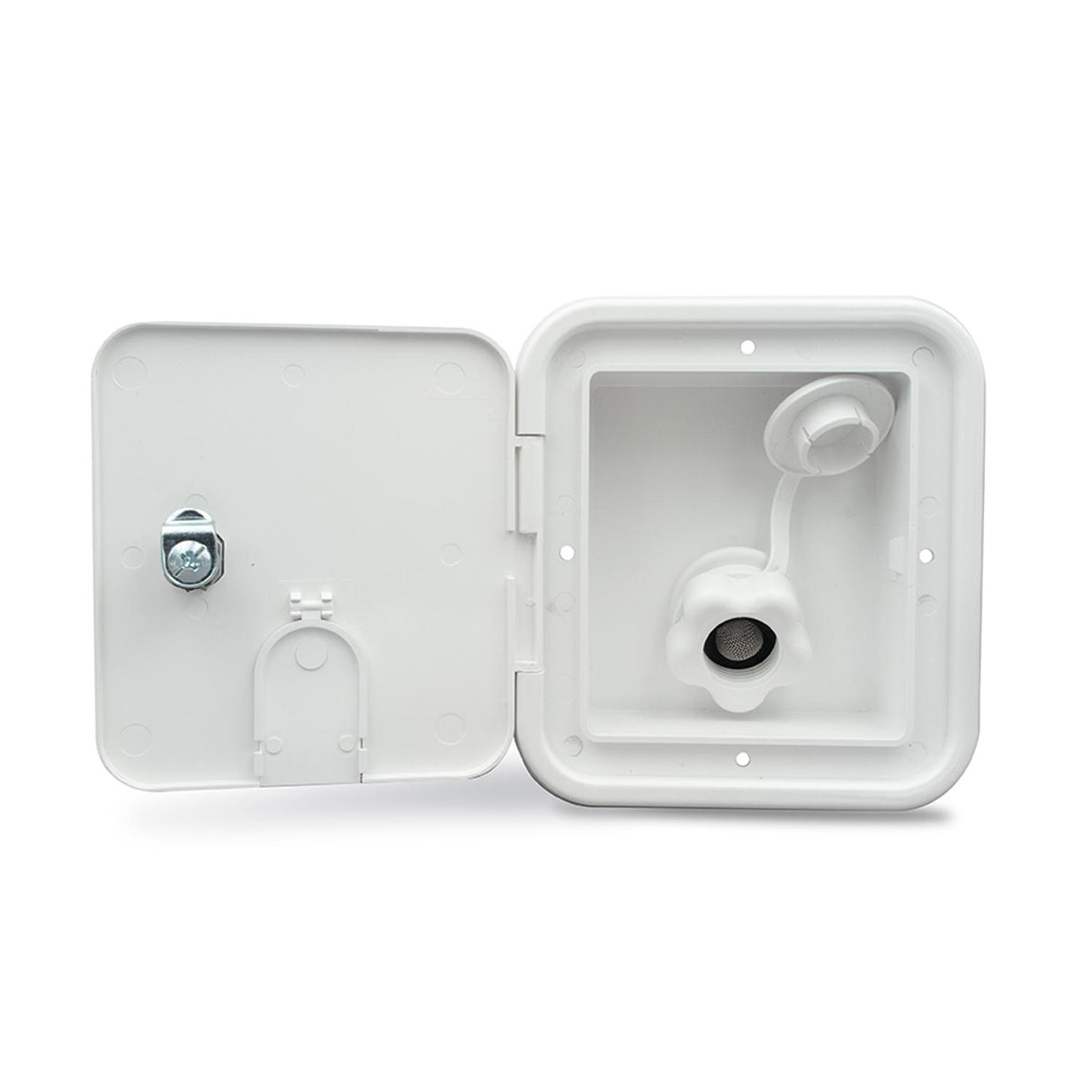 B&B Molders City Water Hatch, Plastic Check Valve, Polar White : BBT-723-037-00070