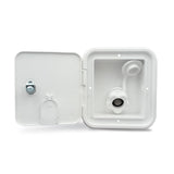 B&B Molders City Water Hatch, Plastic Check Valve, Polar White : BBT-723-037-00070